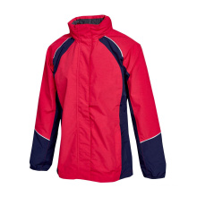 Fashion Design Red Rain Jacket Waterproof Jacket for Girls